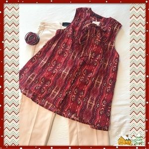 "The Tie Will Make You Sigh" NWT TOP